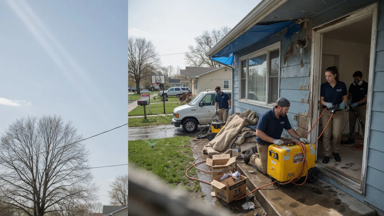Basement Flood Cleanup in Granada, MN near me